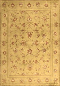 Abstract Brown Contemporary Rug, con1340brn