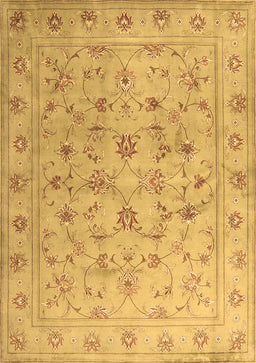 Abstract Brown Contemporary Rug, con1340brn