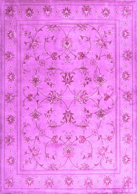 Abstract Purple Contemporary Rug, con1340pur