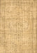 Machine Washable Abstract Brown Contemporary Rug, wshcon1341brn