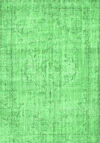 Abstract Emerald Green Contemporary Rug, con1341emgrn