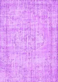 Abstract Purple Contemporary Rug, con1341pur