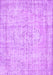 Abstract Purple Contemporary Rug, con1341pur