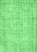 Machine Washable Abstract Emerald Green Contemporary Area Rugs, wshcon1341emgrn