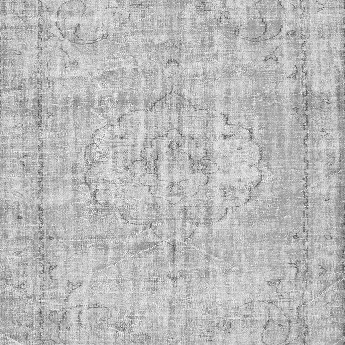 Serging Thickness of Machine Washable Abstract Gray Contemporary Rug, wshcon1341gry