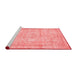 Contemporary Red Washable Rugs