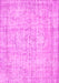 Machine Washable Abstract Pink Contemporary Rug, wshcon1341pnk