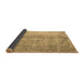 Sideview of Abstract Brown Contemporary Rug, con1342brn