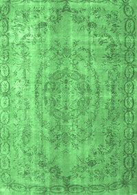 Abstract Emerald Green Contemporary Rug, con1342emgrn