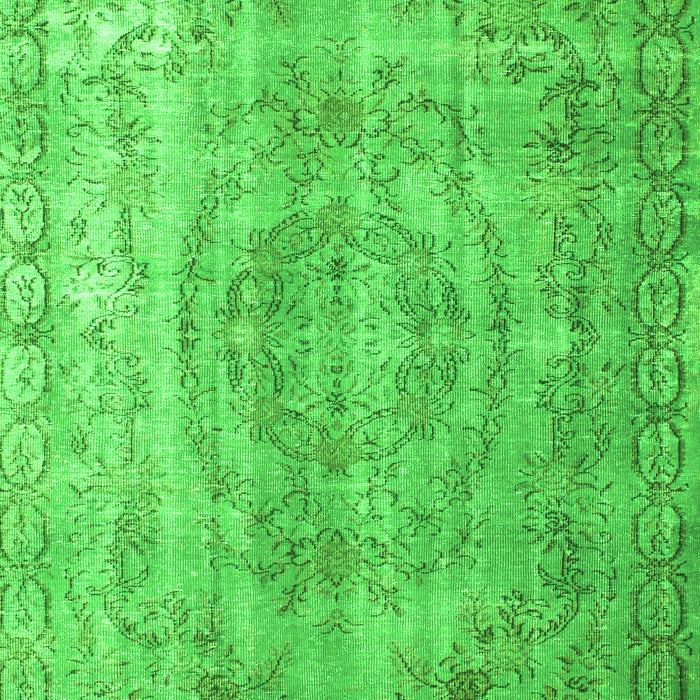 Abstract Green Contemporary Rug, con1342grn