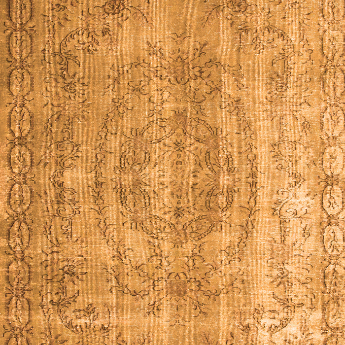 Abstract Orange Contemporary Rug, con1342org