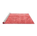 Contemporary Red Washable Rugs