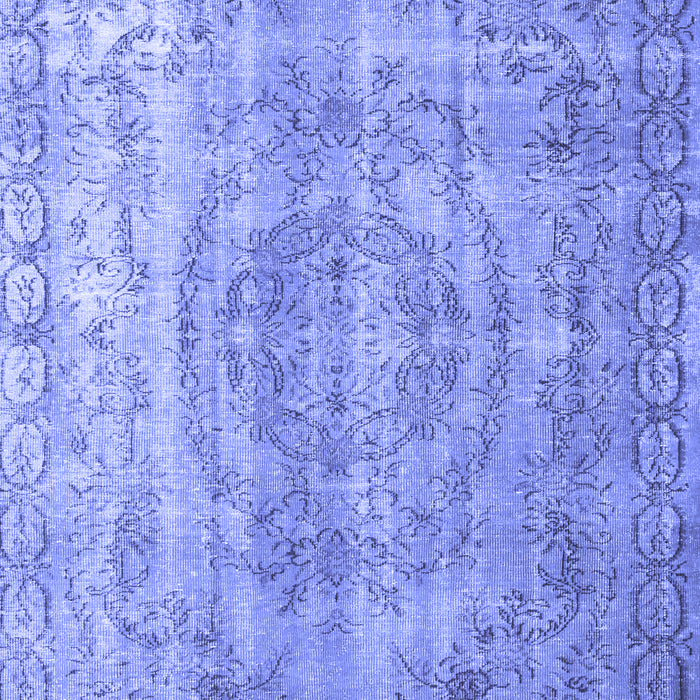 Abstract Blue Contemporary Rug, con1342blu