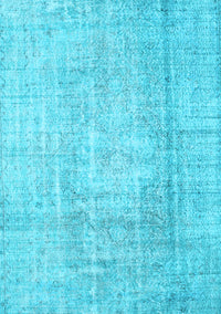 Abstract Light Blue Contemporary Rug, con1343lblu