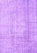 Abstract Purple Contemporary Rug, con1343pur