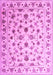Machine Washable Persian Purple Traditional Area Rugs, wshcon1344pur