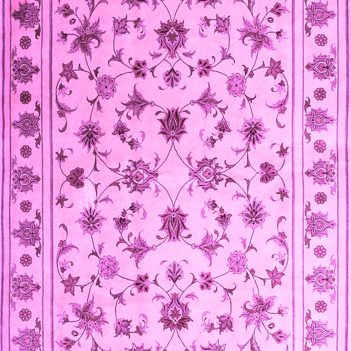 Machine Washable Persian Purple Traditional Area Rugs, wshcon1344pur