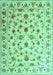 Machine Washable Persian Turquoise Traditional Area Rugs, wshcon1344turq