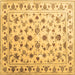 Square Persian Brown Traditional Rug, con1344brn