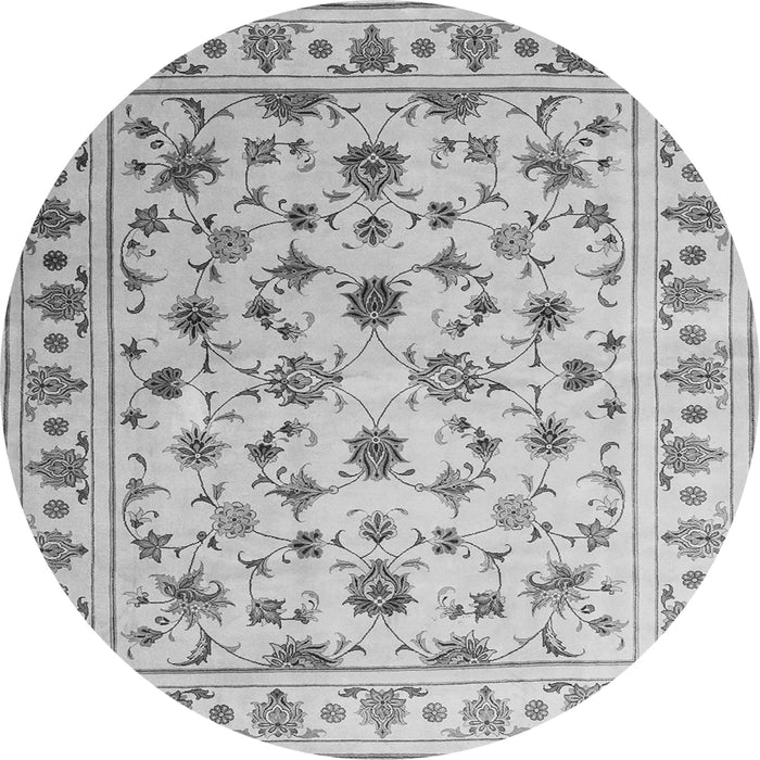 Machine Washable Persian Gray Traditional Rug, wshcon1344gry