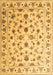 Machine Washable Persian Brown Traditional Rug, wshcon1344brn