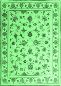 Persian Emerald Green Traditional Rug, con1344emgrn