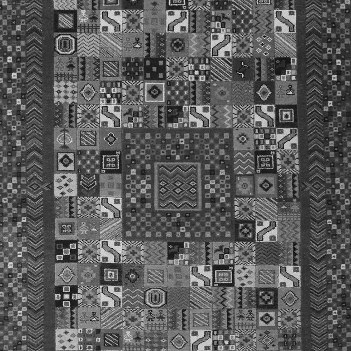 Serging Thickness of Machine Washable Abstract Gray Contemporary Rug, wshcon1345gry