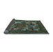 Sideview of Abstract Light Blue Contemporary Rug, con1345lblu