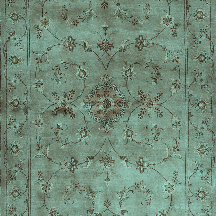 Machine Washable Abstract Light Blue Contemporary Rug, wshcon1346lblu