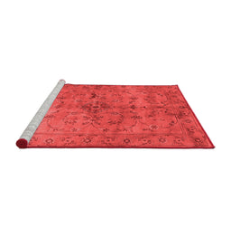 Contemporary Red Washable Rugs