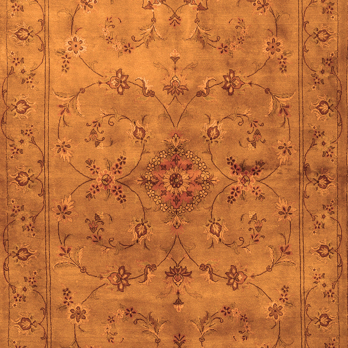 Serging Thickness of Machine Washable Abstract Orange Contemporary Area Rugs, wshcon1346org