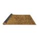 Sideview of Abstract Brown Contemporary Rug, con1346brn