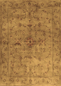 Abstract Brown Contemporary Rug, con1346brn