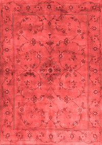 Abstract Red Contemporary Rug, con1346red