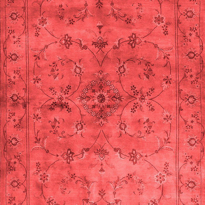 Machine Washable Abstract Red Contemporary Rug, wshcon1346red