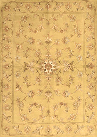 Abstract Brown Contemporary Rug, con1347brn