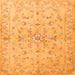 Serging Thickness of Abstract Orange Contemporary Rug, con1347org