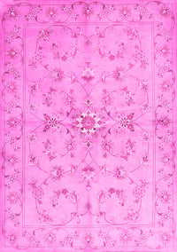 Abstract Pink Contemporary Rug, con1347pnk