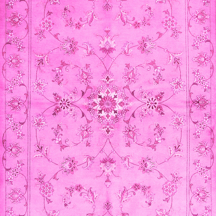 Abstract Pink Contemporary Rug, con1347pnk