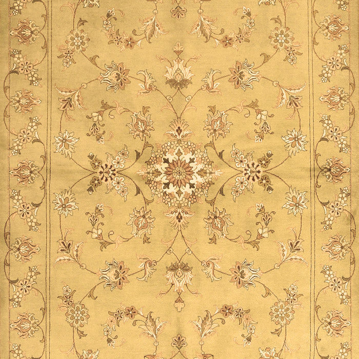 Machine Washable Abstract Brown Contemporary Rug, wshcon1347brn