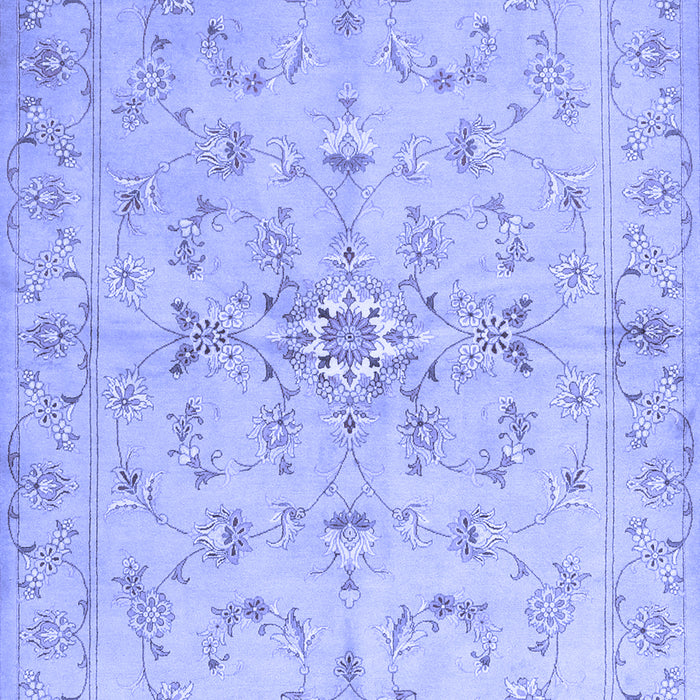 Machine Washable Abstract Blue Contemporary Rug, wshcon1347blu