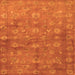 Serging Thickness of Abstract Orange Contemporary Rug, con1348org