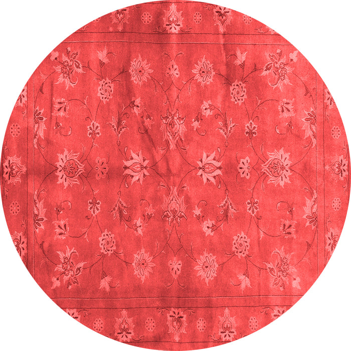 Machine Washable Abstract Red Contemporary Rug, wshcon1348red