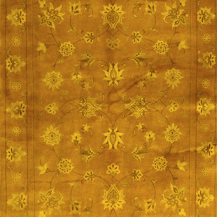 Machine Washable Abstract Yellow Contemporary Rug, wshcon1348yw