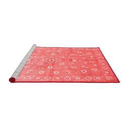 Contemporary Red Washable Rugs