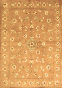 Abstract Brown Contemporary Rug, con1349brn