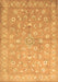 Abstract Brown Contemporary Rug, con1349brn