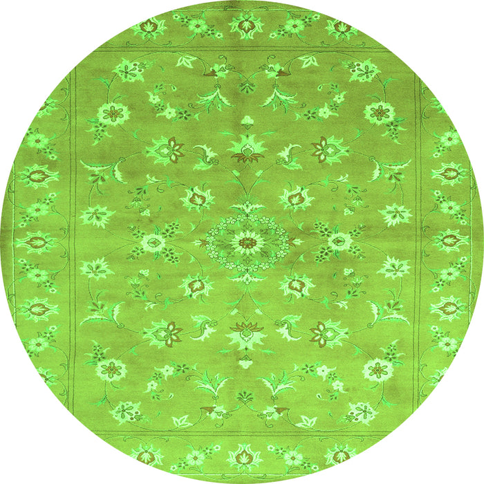 Machine Washable Abstract Green Contemporary Area Rugs, wshcon1349grn