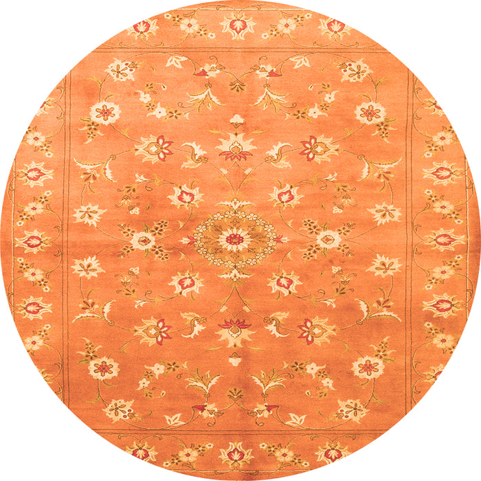 Machine Washable Abstract Orange Contemporary Area Rugs, wshcon1349org