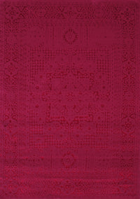 Abstract Pink Contemporary Rug, con134pnk